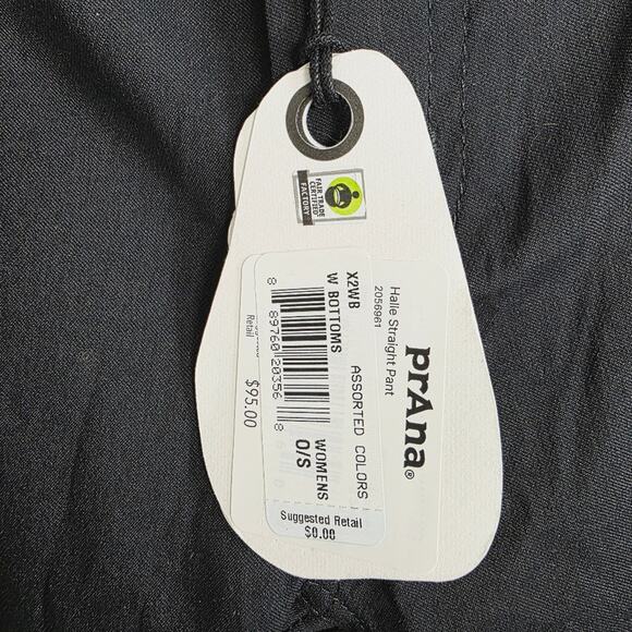 NEW Prana Halle Straight Leg Black Ankle Pant Black - Picture 6 of 14